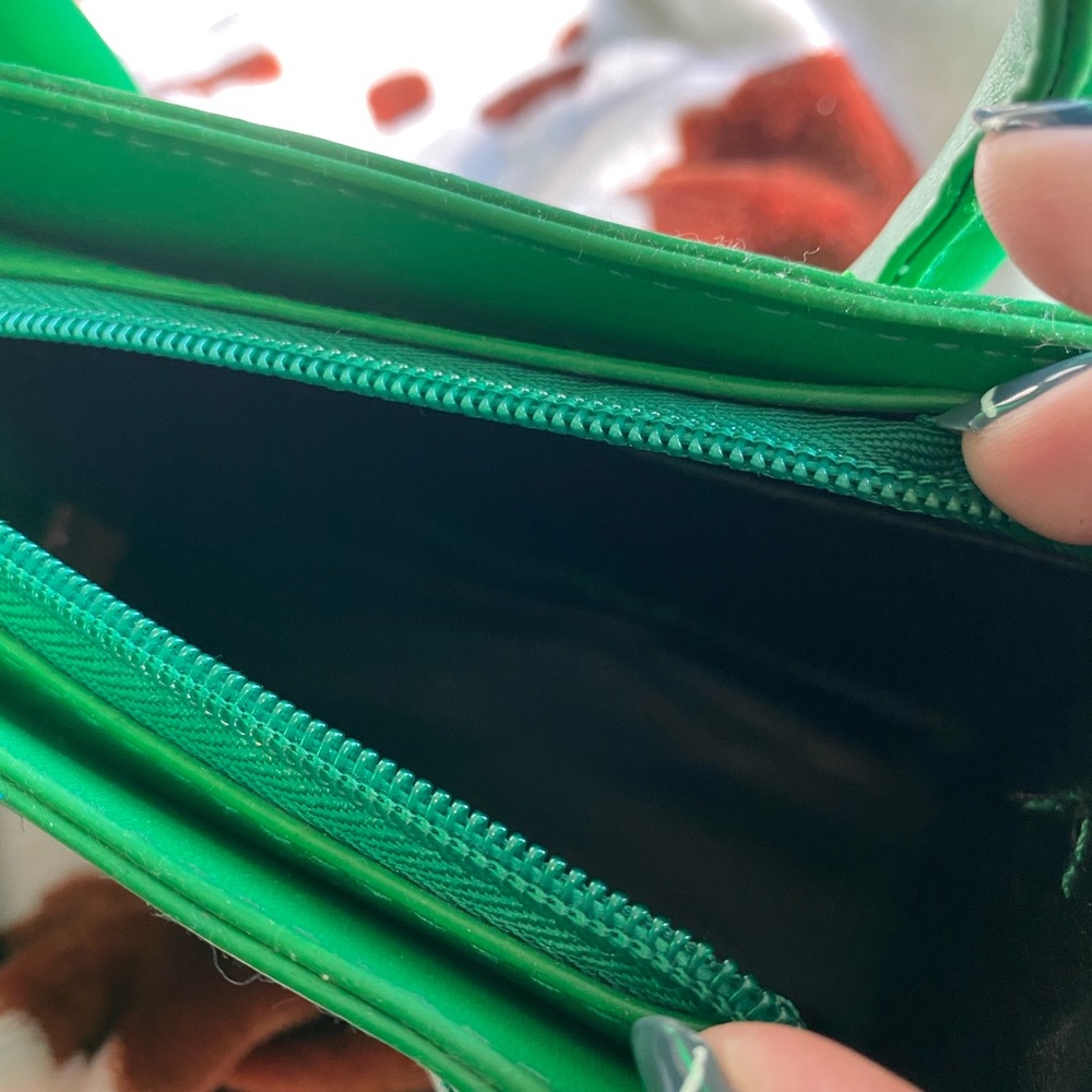 🖤5/$20 Bright Green Mini Tote Crossbody Bag - Picture 2 of 11